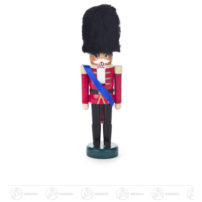 Nussknacker Brite rot-schwarz, 15cm
