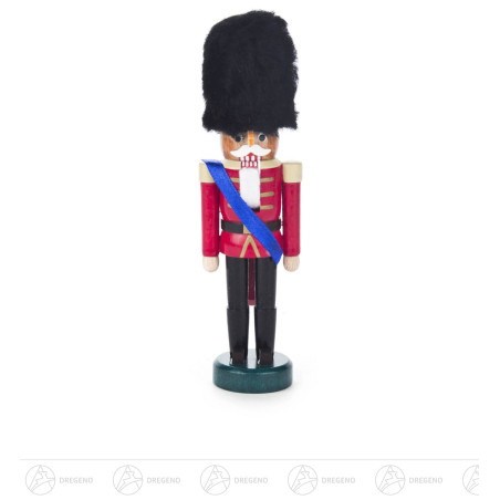 Nussknacker Brite rot-schwarz, 15cm