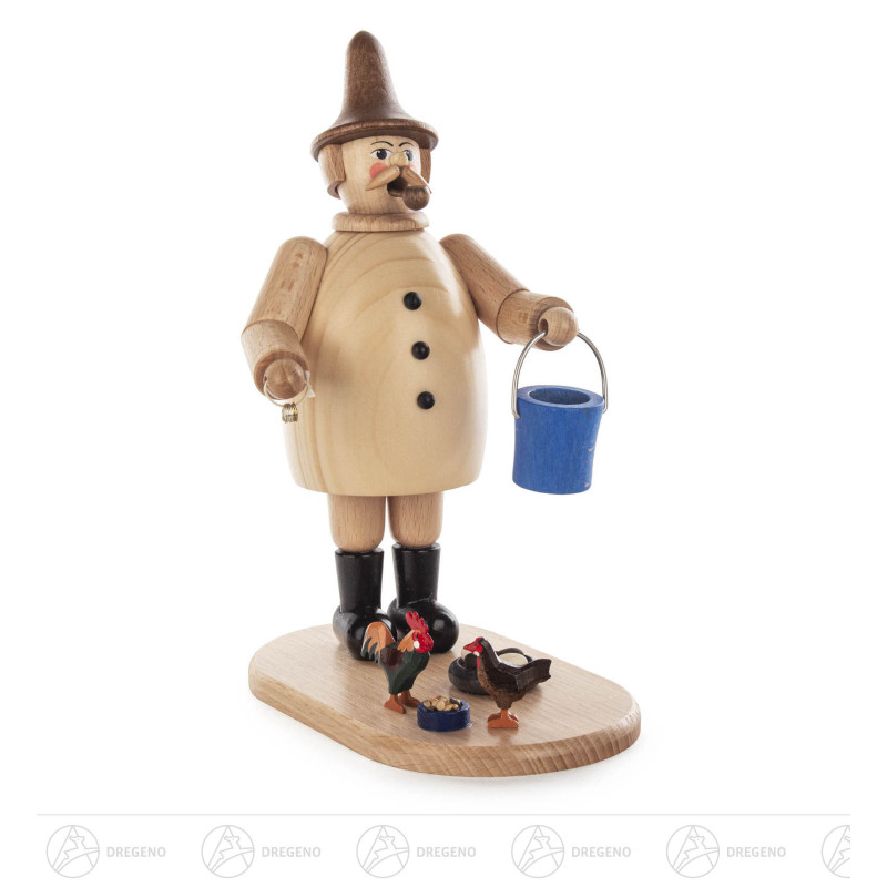 Räuchermann Geflügelzüchter 20cm