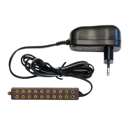 Steckertrafo f. 1 bis 10 Lämpchen für 3,5V