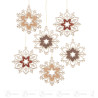 Behang Schneekristalle (6) 7cm