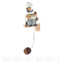Schaukelfigur Koch mittel 27cm