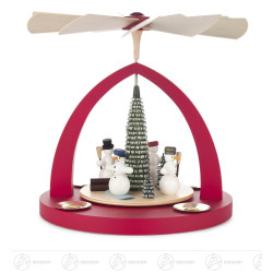 Pyramide mit Schneemännern,...