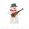 Schneemann mit Gitarre 8cm