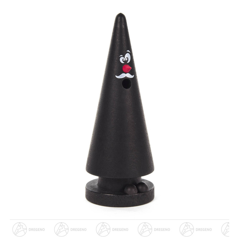 Räucherfigur Ziegenbein, schwarz Willy Weihrauch 13,5cm