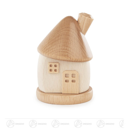 Räucherhaus weiß 8,5cm