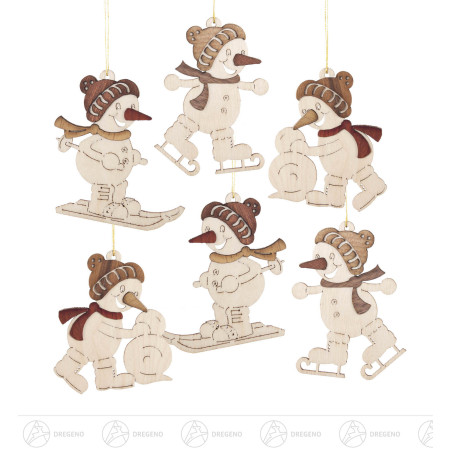 Behang Schneemänner Wintersportler II (6 zcm