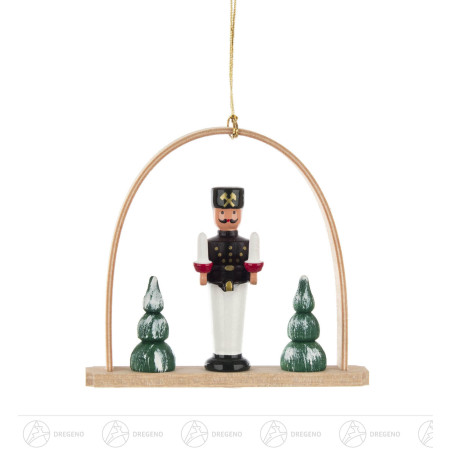 Behang Bergmann mit Licht im Bogen 7cm