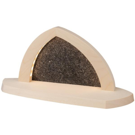Gesteinsbogen 15x31x11cm natur LED beleuchtet ohne Bestückung