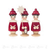 Kurrendefiguren rot, 11cm (3)