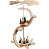 Pyramide S Form 2 Etagen Motive Bergwichtel und Weihnachtswichtel 46 x28 x28cm