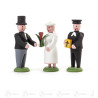 Miniatur Brautpaar und Pfarrer