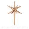 Stielstern gold zu 201/050 8x11cm