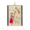 Fensterlaterne Christi Geburt 27cm