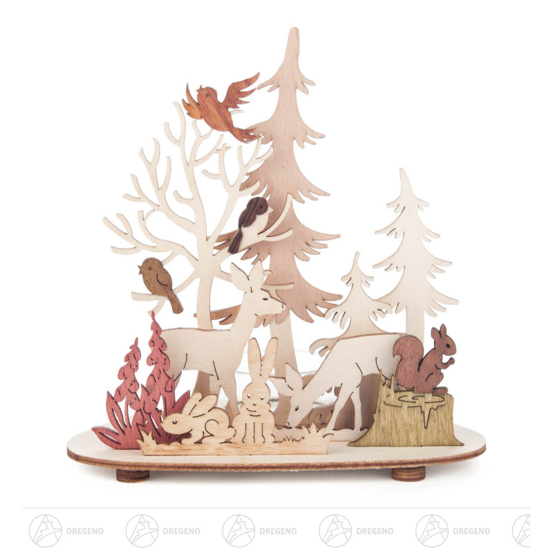 Teelichthalter Wald und Wiese14 x 10cm