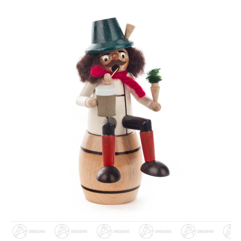 Mini Räuchermann Bayer auf Fass