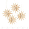 Behang Holzstern (4) 8cm