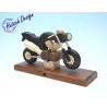 Raeuchermotorrad Touring schwarz  27 x8 x 16cm