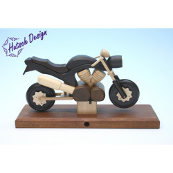 Raeuchermotorrad Touring schwarz  27 x8 x 16cm