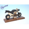 Raeuchermotorrad Touring schwarz  27 x8 x 16cm