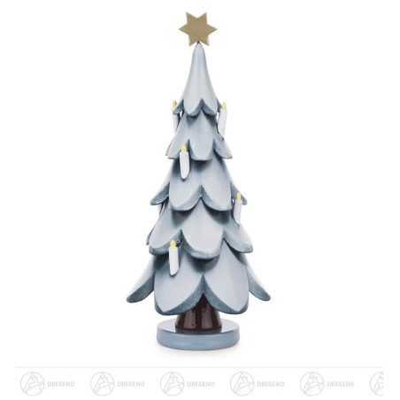 Weihnachtsbaum mit Stern und Kerzen