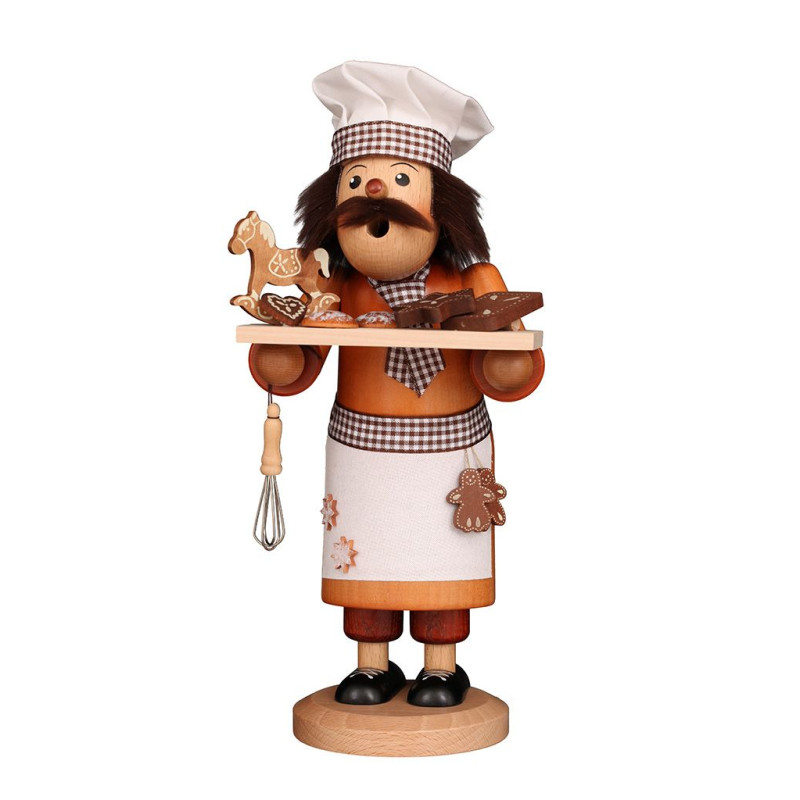 Räuchermann Lebkuchenbäcker natur