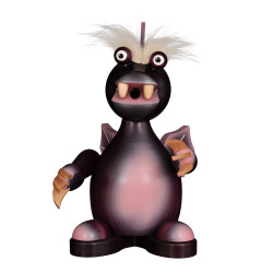 Räuchermann Drache lila