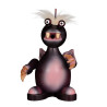 Räuchermann Drache lila