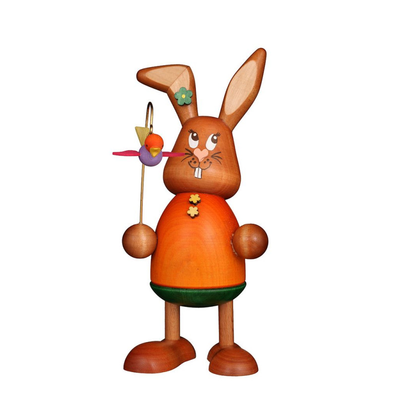 Hasenmädchen mit Vögelchen