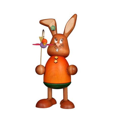 Hasenmädchen mit Vögelchen