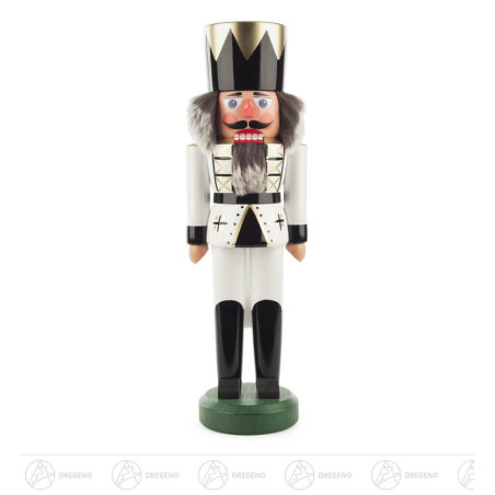 Nussknacker König weiß -exklusiv- 40cm