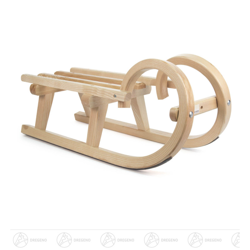 Hörnerrodelschlitten 60x26x24cm