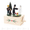 Klimperkästchen Hochzeitspaar Melodie: Hochzeitsmarsch 9cm