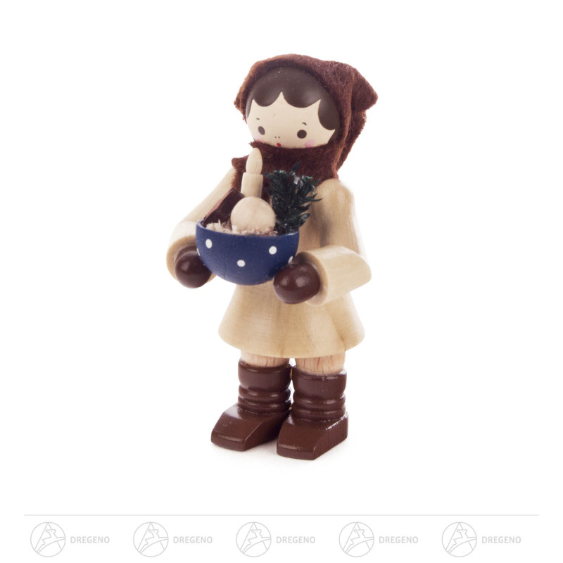 Frau mit Schüssel 6cm