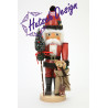 Nussknacker Weihnachtsmann mit Teddy  44,5 cm