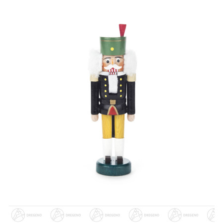 Nussknacker Bergmann schwarz-weiß, 14cm