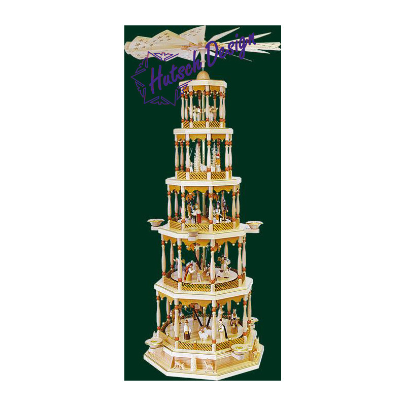 Pyr. Chr. Geburt 5-st., natur, 22st. Spw. Stille Nacht