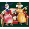 Oma und Opa auf Sofa