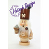 Räuchermann Miniwichtel Bergmann  14,5 cm