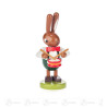Hase mit kleiner Trommel klein 8cm