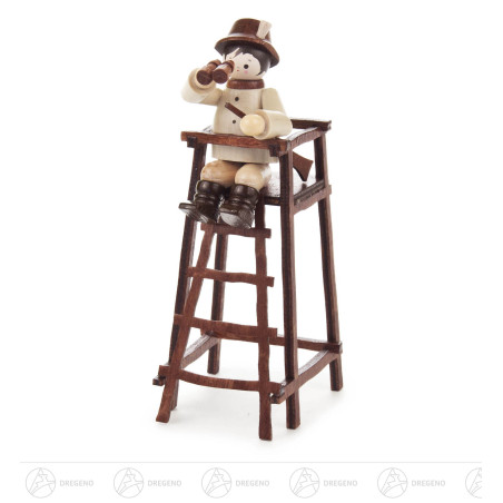 Jäger auf Hochstand natur 11cm