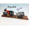 Anhänger Räuchermoped 20 x8 x11cm