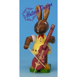 Osterhasenmädchen mit Cello